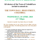 Annual Town Meeting 2018 (Agenda poster)